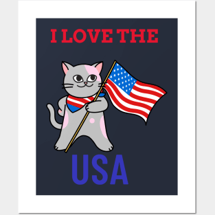 I love the USA Posters and Art